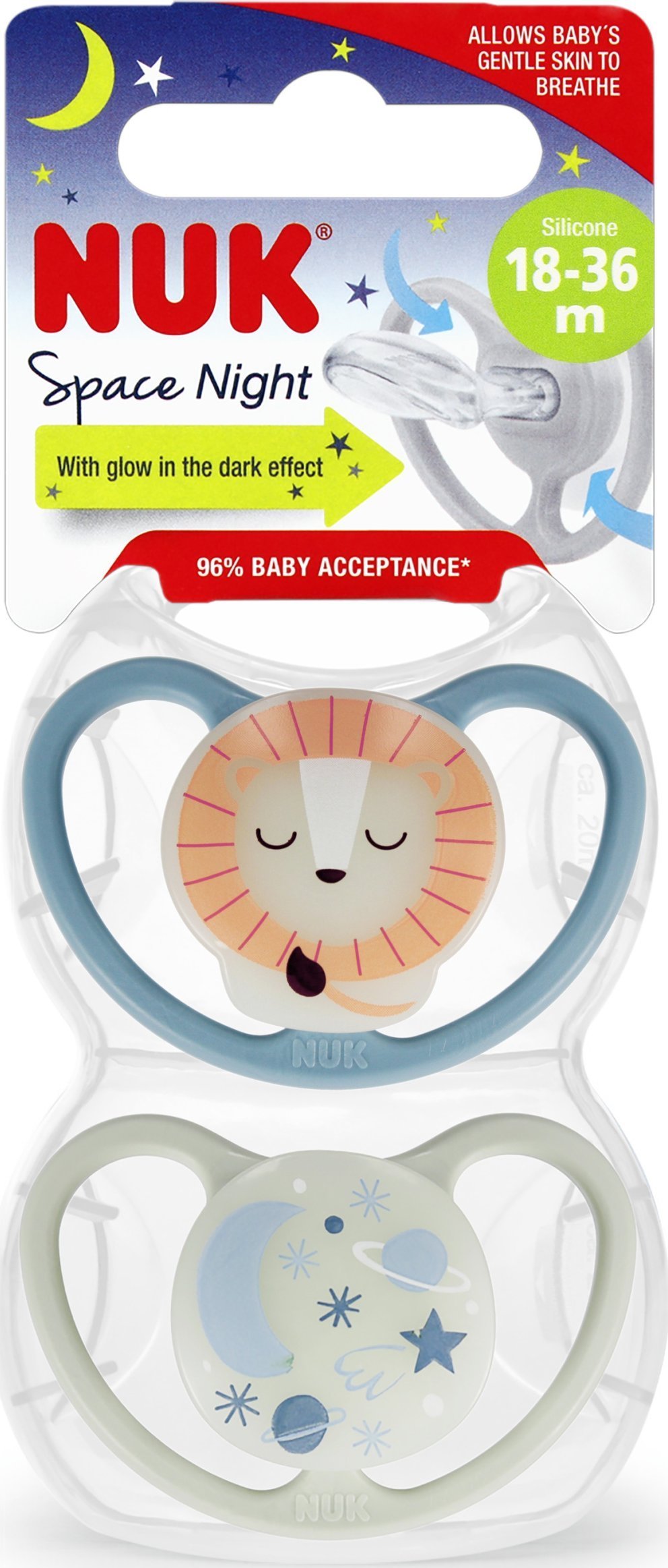 NUK SMOCZEK USP 2EL 18-36M SIL LEW 10739658 1/6