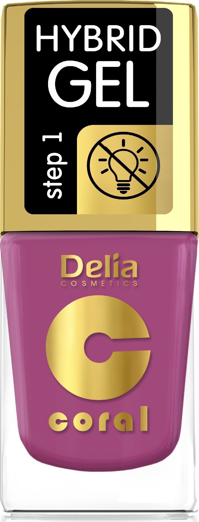 Delia Delia Cosmetics Coral Hybrid Gel Emalia do paznokci nr 70 11ml