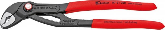 Knipex Szczypce nastawne do rur Cobra, QuickSet 300mm izolowane zanurzeniowo KNIPEX