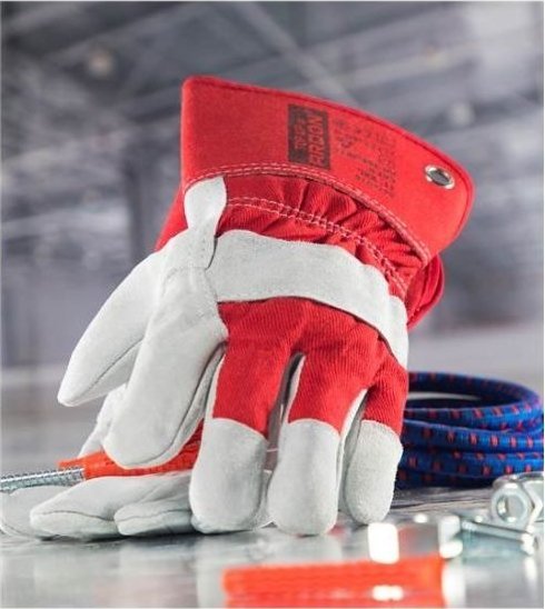 Ardon TOP UP - Rękawice dwoina bydlęca + bawełna, poliester, wzmocniony mankiet 11-SPE