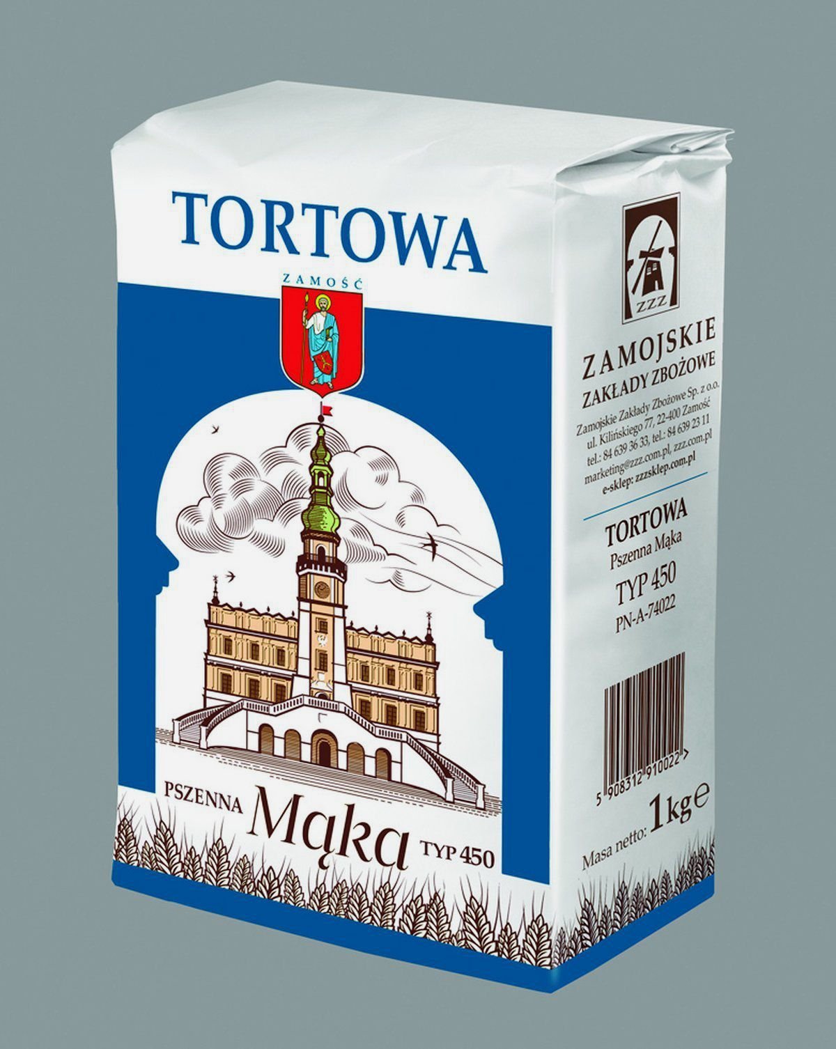 Mąka tortowa Zamojskie Zakłady Zbożowe 1KG