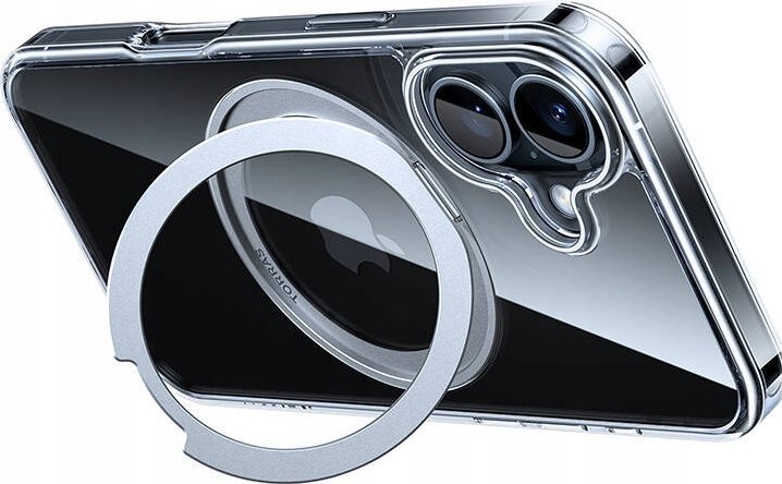 Torras Etui Torras Ostand Pro dla iPhone 16 (Przeźroczyste)