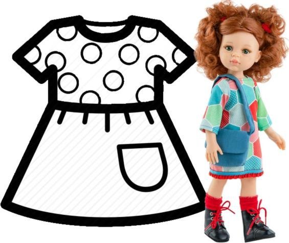 paola reina PAOLA REINA Ubranko dla lalek 32 cm 54492