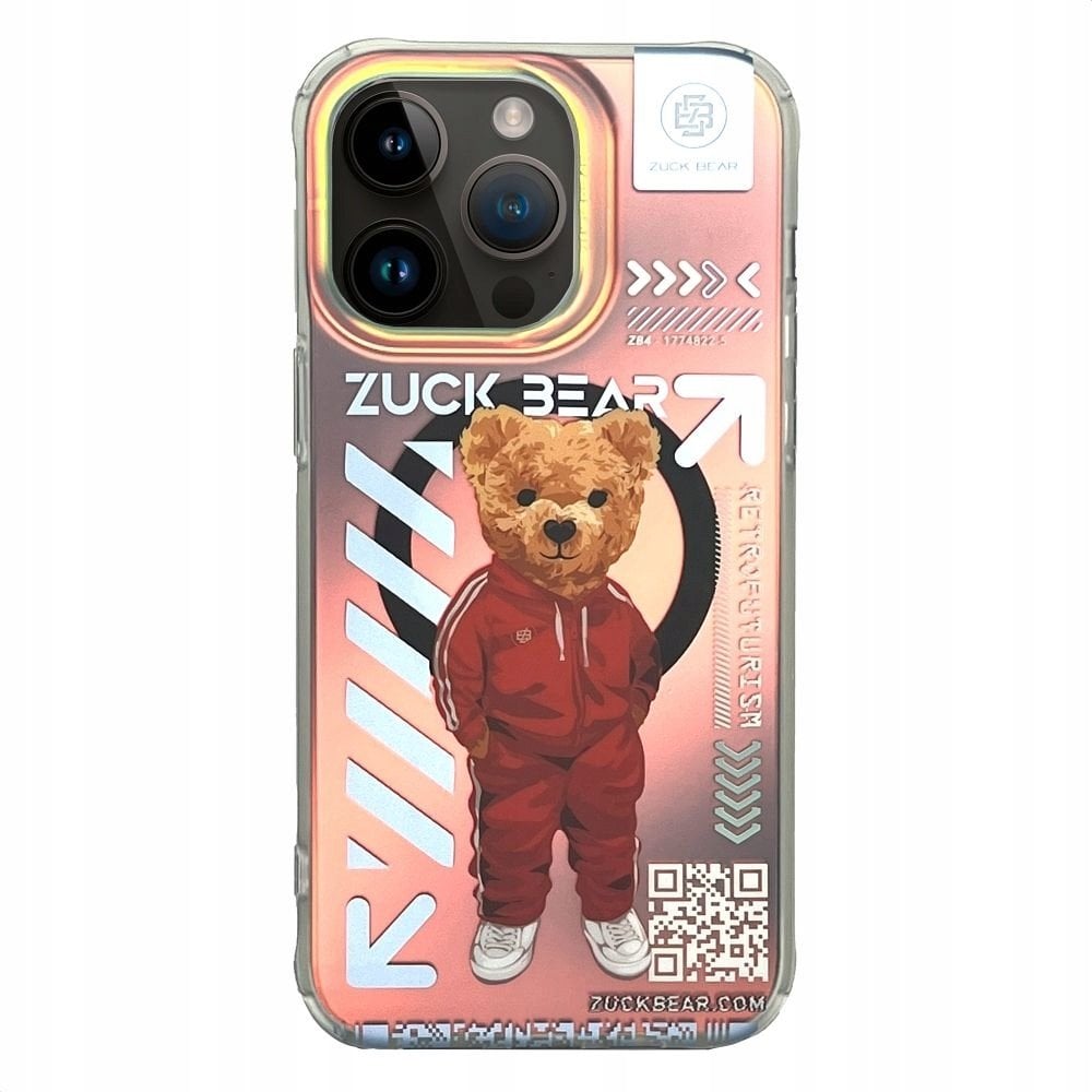 ZUCK BEAR futerał NEW YORK NEVER SLEEPS MAG kompatybilny z MagSafe do IPHONE 15 Pro Max brooklyn baller