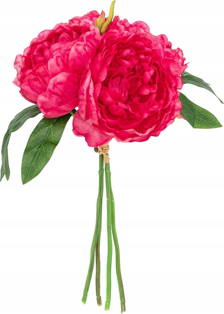 Atmosphera Sztuczne piwonie różowe BELY, 4 kwiaty