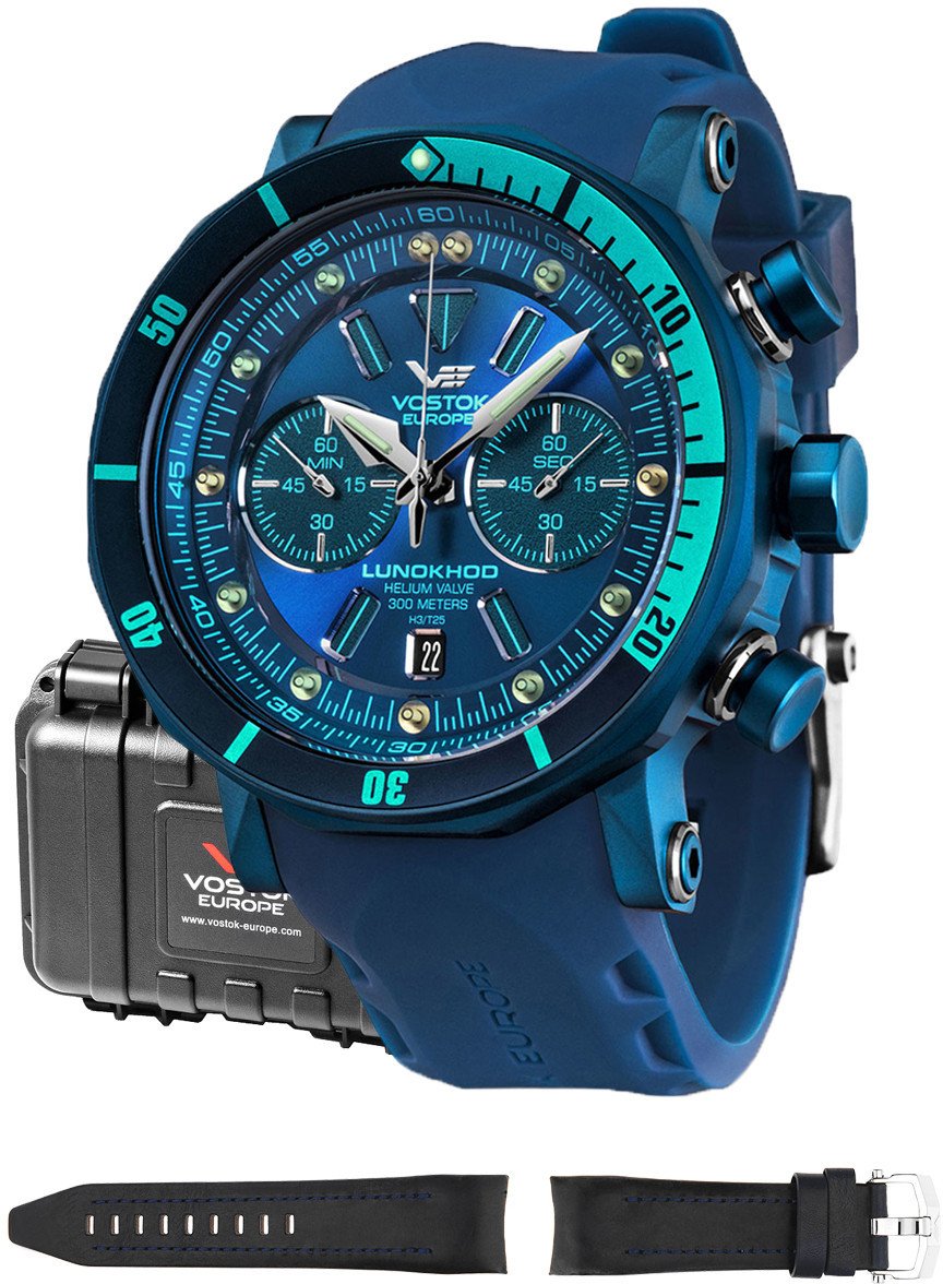 Zegarek męski Vostok Europe 6S21-620E278S niebieski