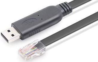 Adapter USB MicroConnect USB - RJ45 Czarny (USBETHM)