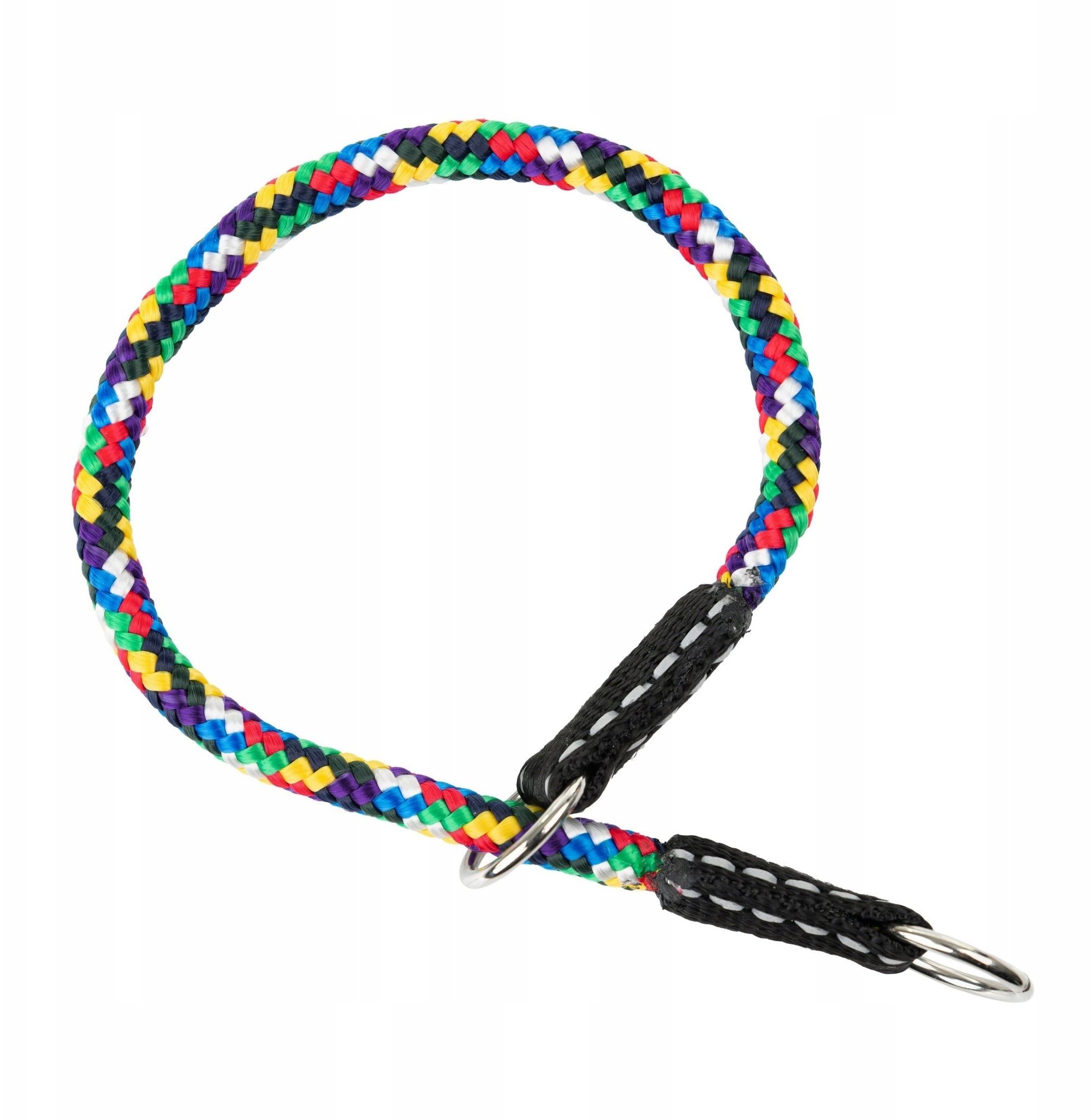 Obroża dla psa, zaciskowa, sznurek, 8MM/50CM multikolor
