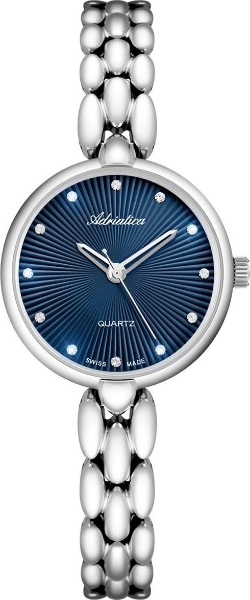 Zegarek Adriatica Zegarek damski Adriatica A3788.5145Q CYRKONIE srebrny