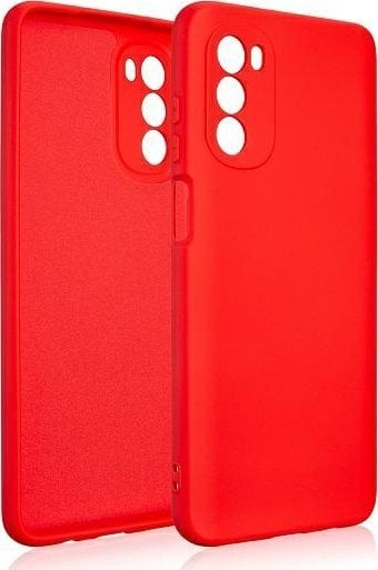 Beline Beline Etui Silicone Motorola Moto G82 5G czerwony /red