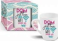 BGtech Kubek baryłka - Dom jest tam gdzie wifi Na Prezent