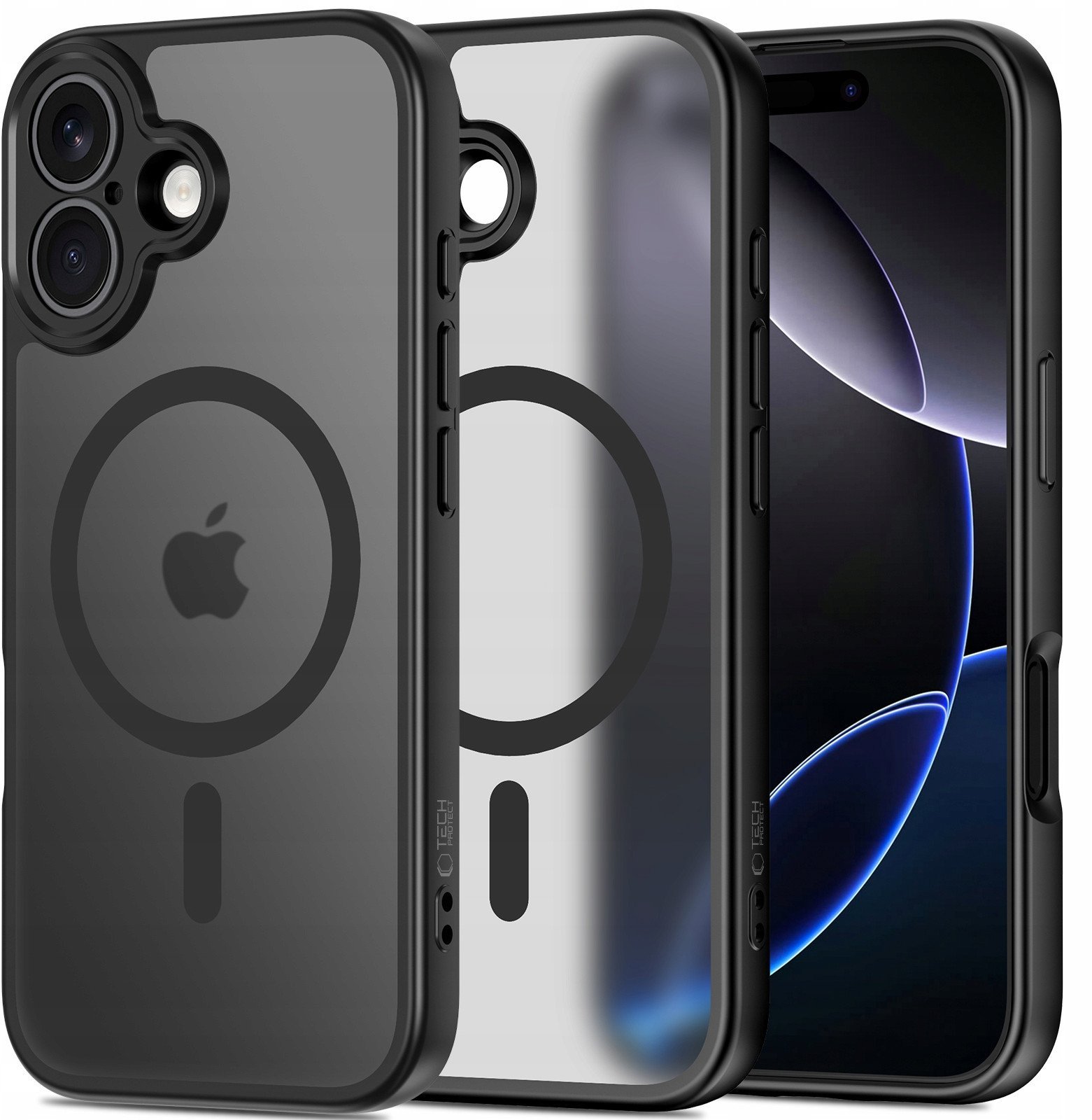 Etui Tech-Protect BasicMag MagSafe do Apple iPhone 17 Matte Black