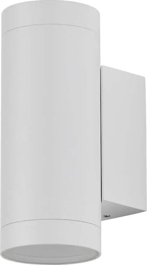 Kinkiet VTAC Kinkiet Ścienny Ogrodowy Elewacyjny V-TAC Góra Dół 2xGU10 Biały IP54 VT-11015