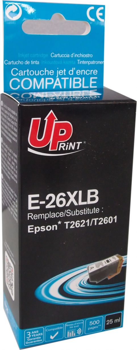 Tusz UPrint Tusz E-26XLB / C13T26214010 (Black)