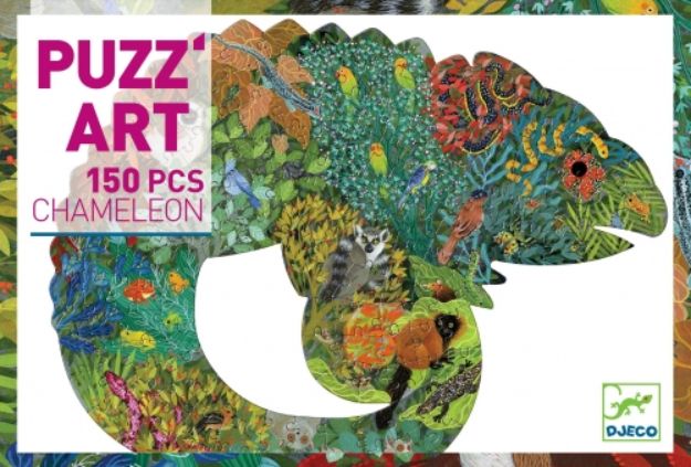 Djeco Kameleon - puzzle artystyczne 150 elementów