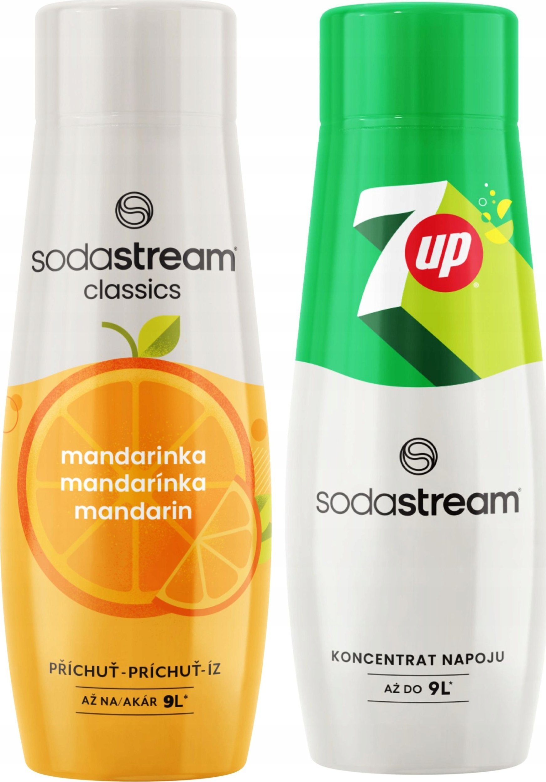 SODASTREAM 7Up + Mandarynka zestaw syropów do saturatora 2 szt.