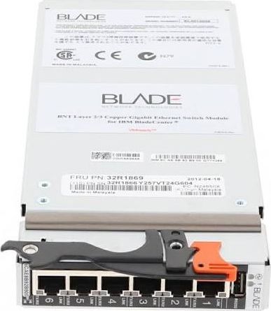 IBM IBM, Karta Rozszerzeń BNT Layer 2/3 Copper Gb Ethernet Switch Module - 32R1860