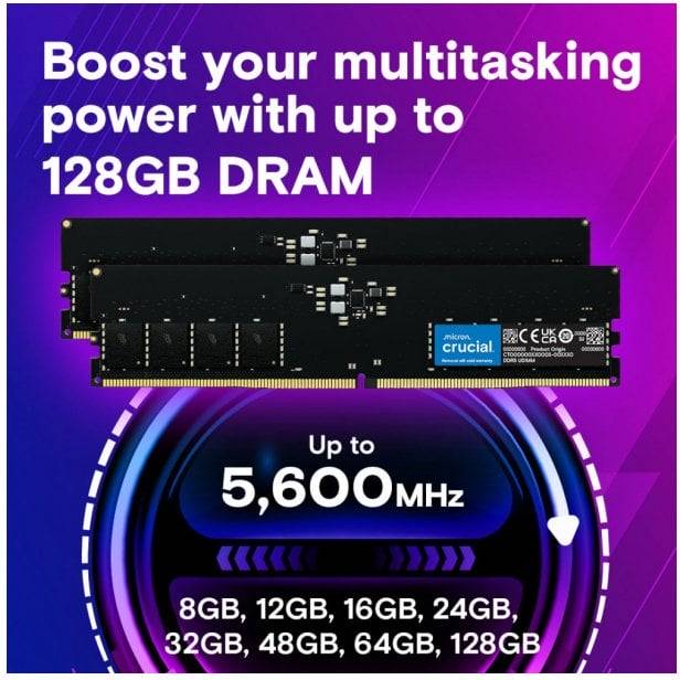 Pamięć DDR5 32GB/5600 CL46 (16Gbit) Tray