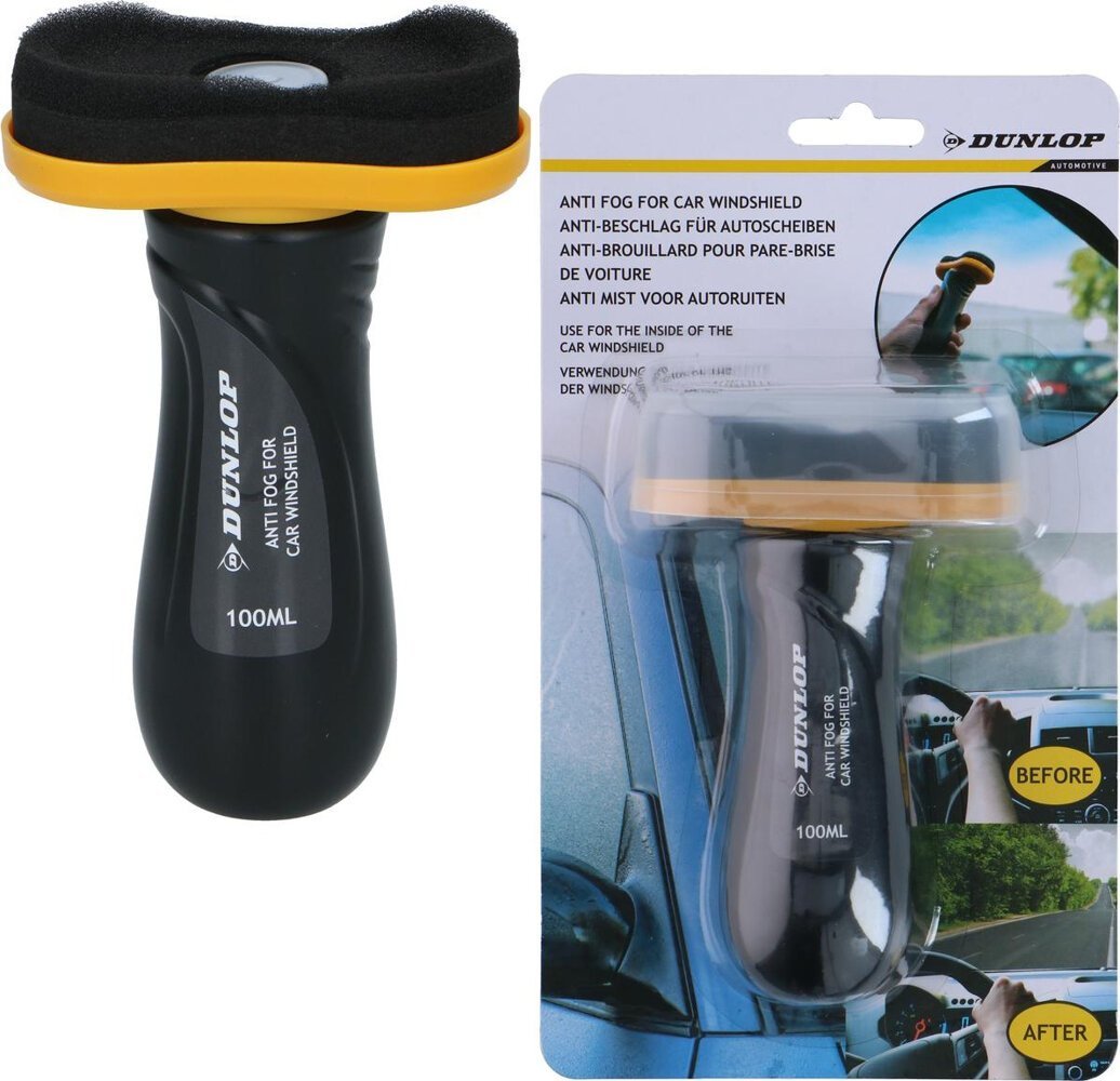 Gąbka z płynem przeciw parowaniu szyb auta 100ml Dunlop