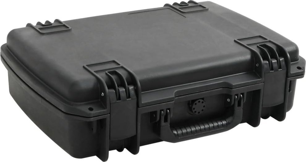 vidaXL vidaXL Lotnicza walizka narzędziowa, czarna, 50,5x37x14,5 cm, PP