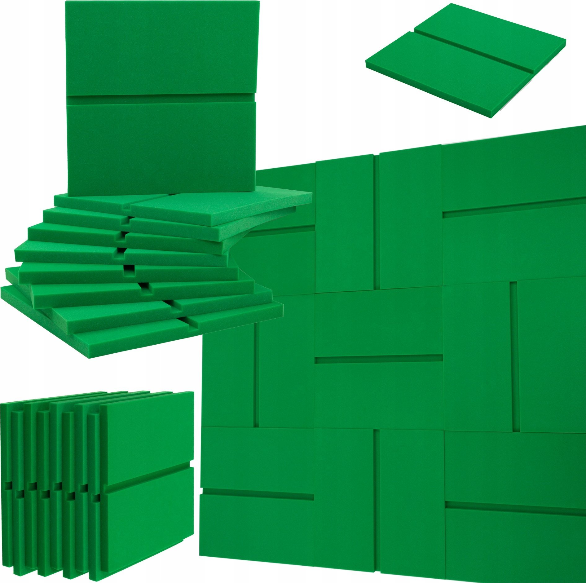 Kwadrat z fazą panel akustyczny dekoracyjny Bitmat idealny do wnętrza poprawa akustyki