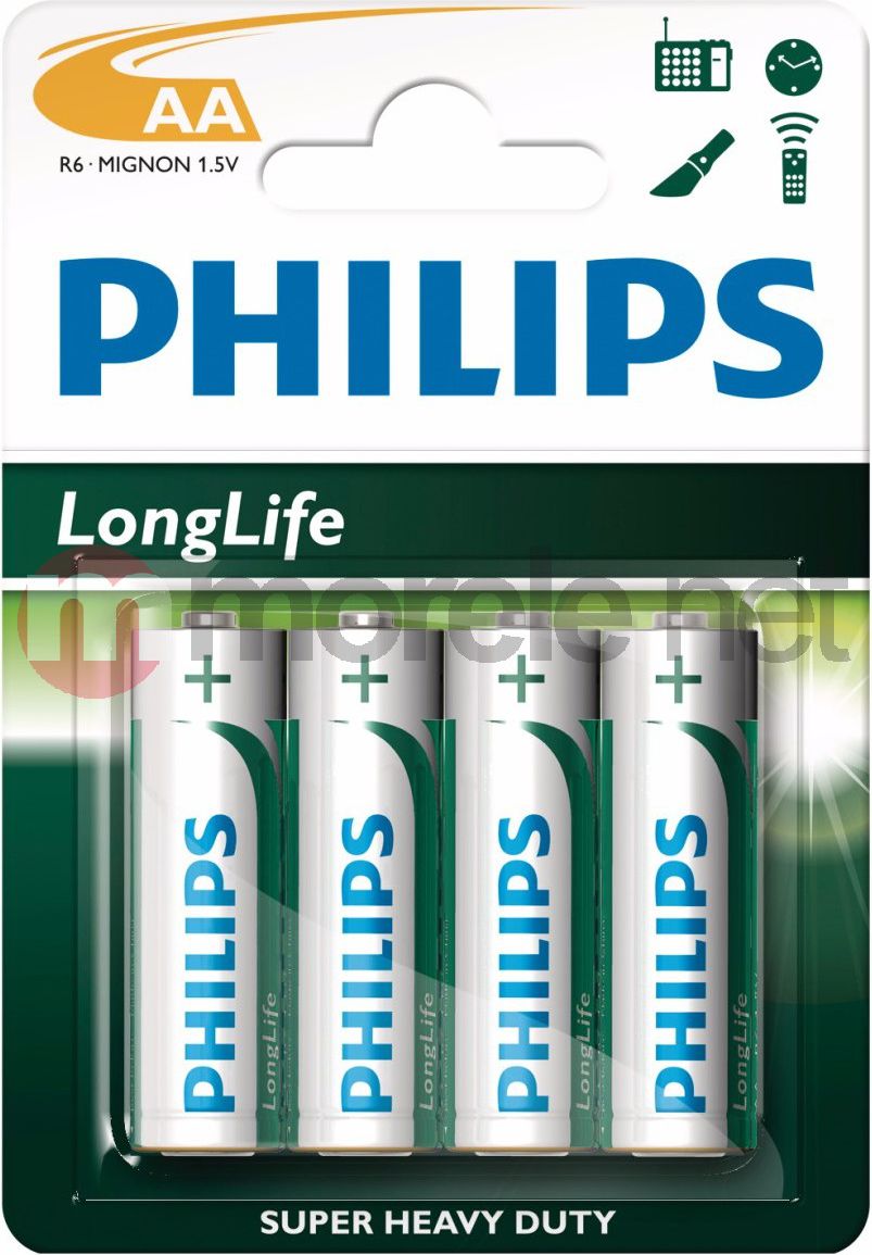 Philips Bateria LongLife AA / R6 4 szt.