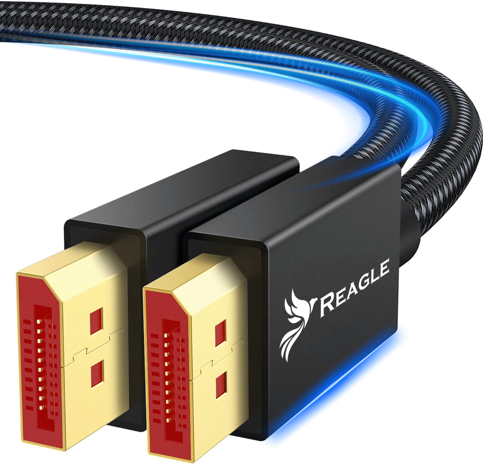 Kabel DISPLAYPORT 2.1 - 1M, DP 8K 120Hz 4K 320Hz 240Hz FREESYNC GSYNC 80Gbps