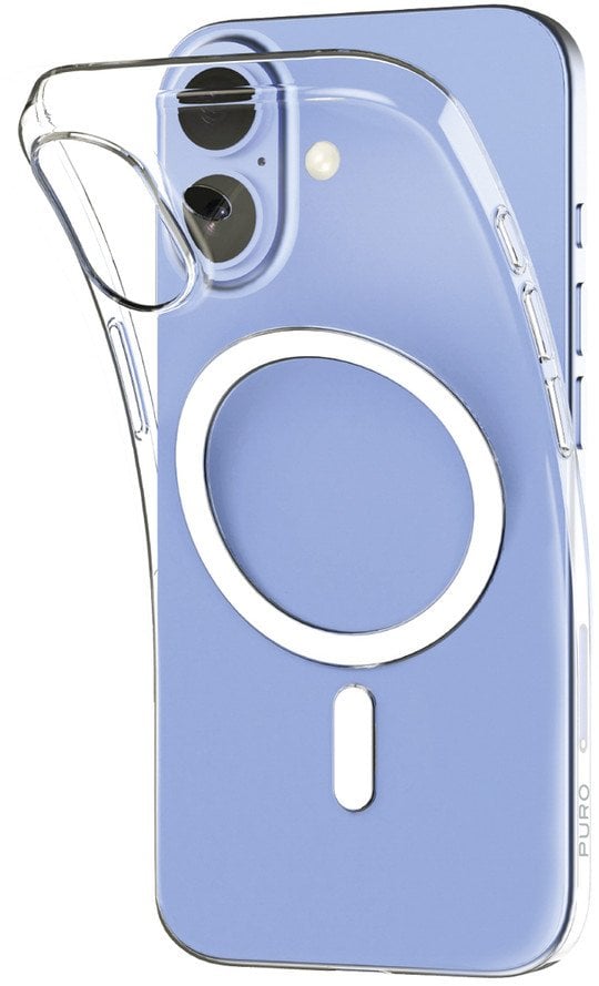 Puro Etui 0.3 MAG Ultra-Slim TPU kompatybilne z MagSafe na iPhone 17 - przezroczyste