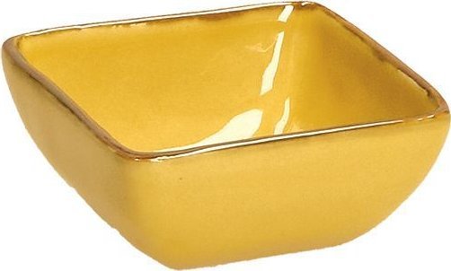 NPC Polska Rose&Tulipani Zestaw 6 kwadratowych miseczek z kamionki8 cm żółte