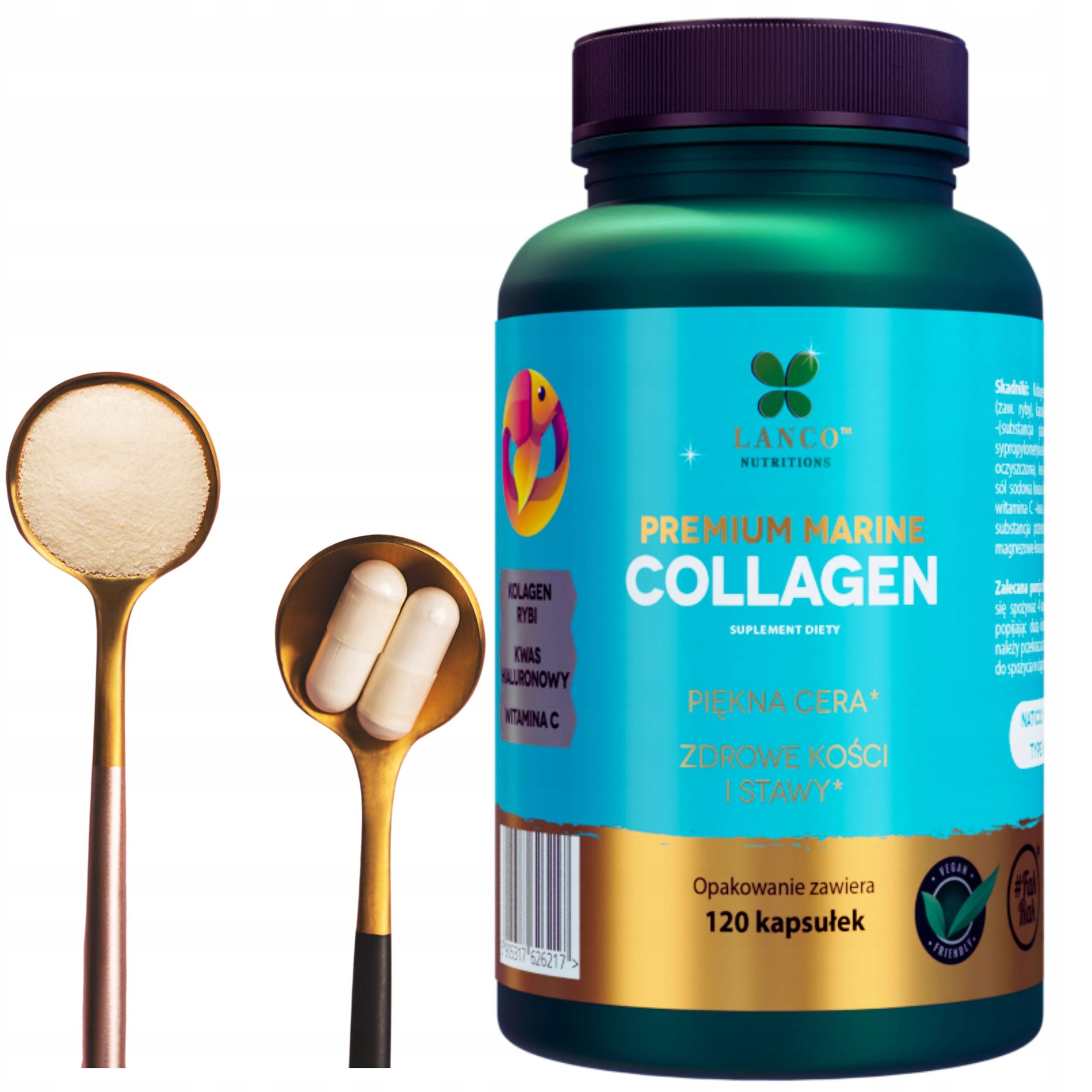 Lanco Premium Marine Collagen 2400MG 120 kapsułek one size