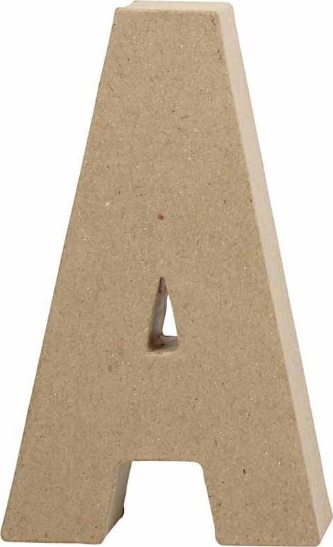 Creativ Company Litera A z papier-mache H: 20,5 cm
