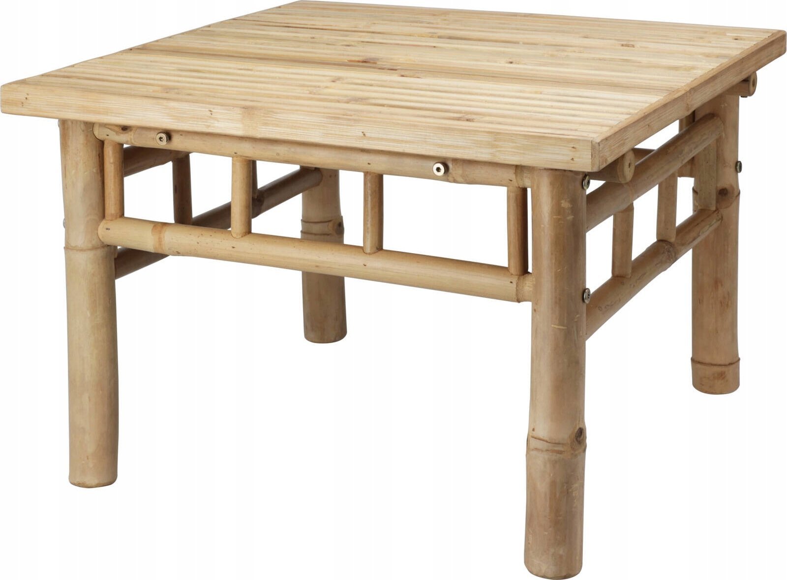Ambiance Niski stolik kawowy z bambusa, 57 x 57 x 38 cm