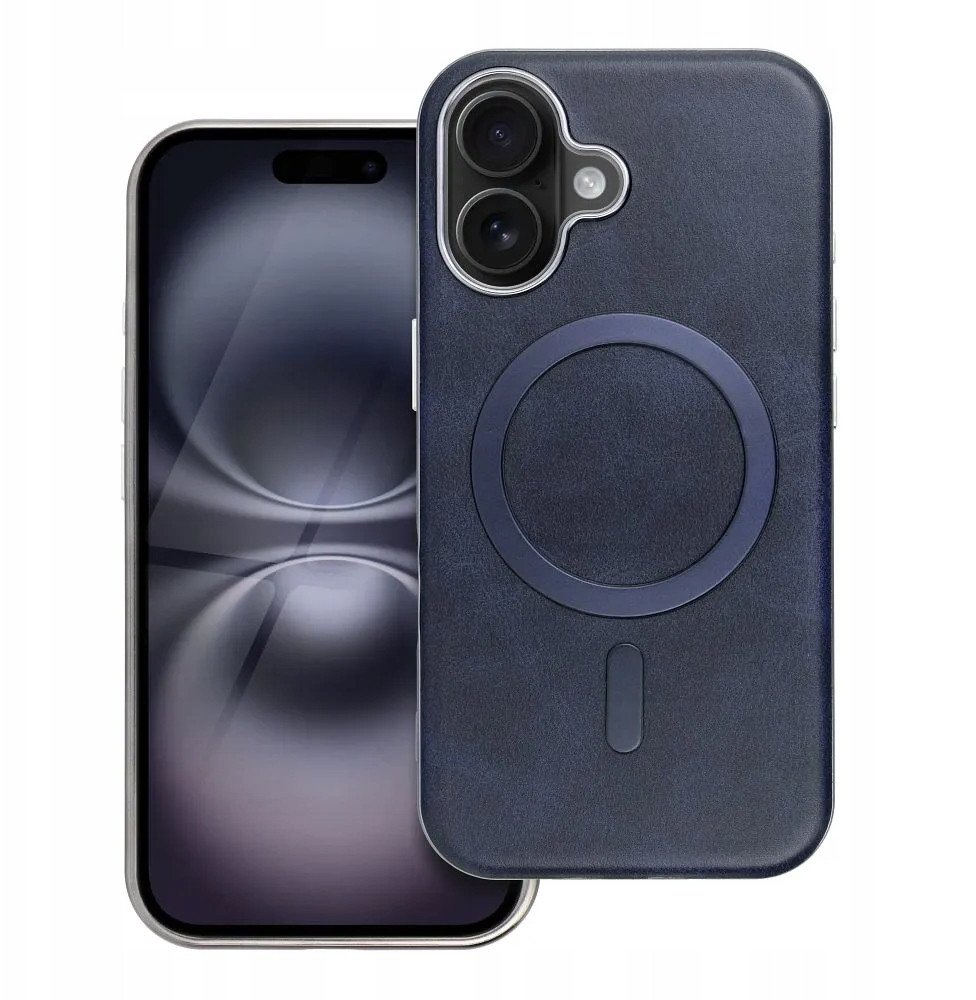 Futerał GENTLEMAN MAG COVER kompatybilny z MagSafe do IPHONE 15 PRO granatowy