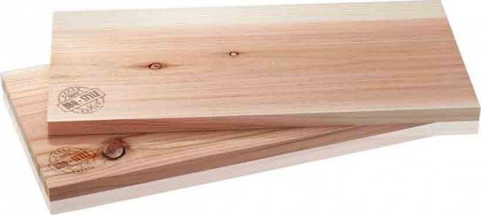 Gefu Zestaw 2cz. cedrawa deska do grillowania BBQ XXL