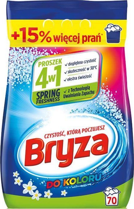 Bryza Spring Freshness Proszek do prania tkanin kolorowych 4.55 kg