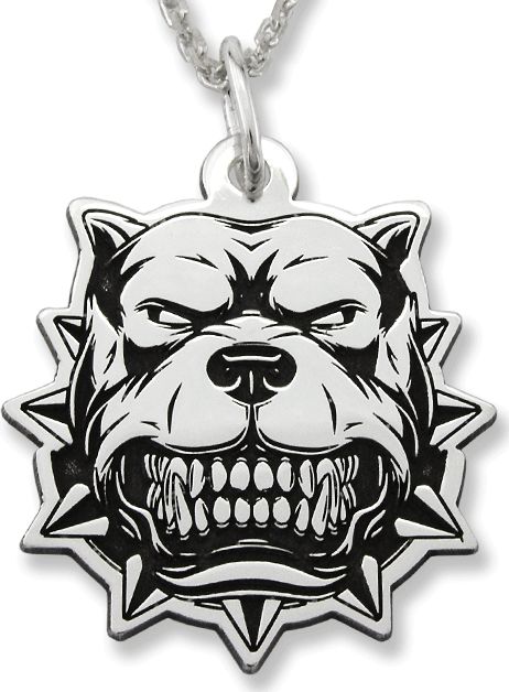 WĘC - Twój Jubiler Wisiorek srebrny Pitbull-1