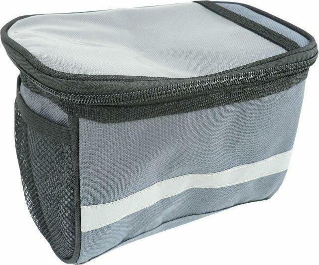 Carcommerce Sakwa rowerowa na kierownicę z etui na smartphone przód/szara