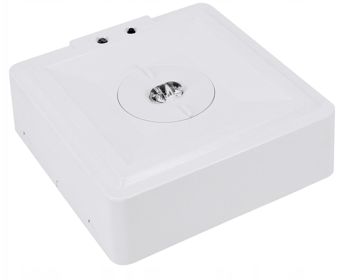 OPRAWA AWARYJNA SKALER KWADRATOWA 3W SOCZ. KORYTARZOWA IP40 AUTOTEST 3H CNBOP