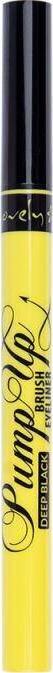 Lovely LOVELY_Pump Up Brush Eyeliner do powiek z pedzelkiem Deep Black