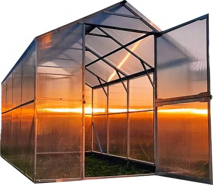 Emaga Szklarnia Relax 8,4 m2 (2,1x4m) poliwęglan 4 mm