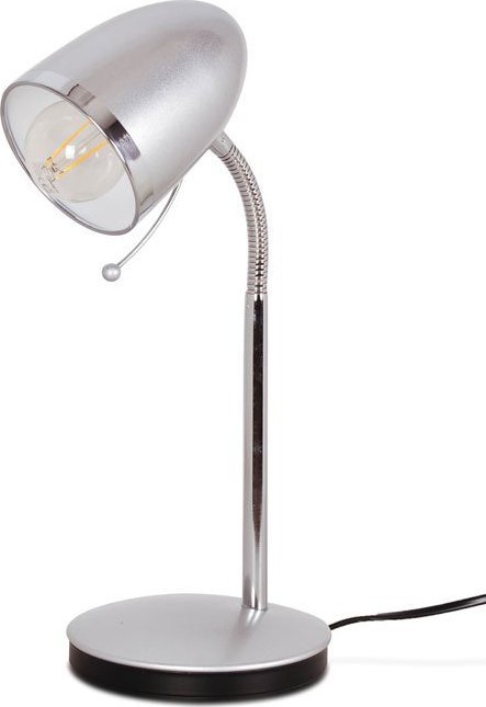 Lampa stołowa Lumes Srebrna lampka do czytania i nauki - S272-Harlet