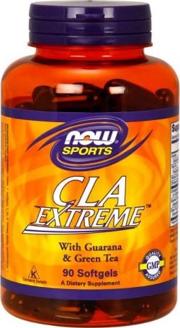 NOW Foods CLA Extreme z guaraną 800 mg 90 kapsułek NOW FOODS