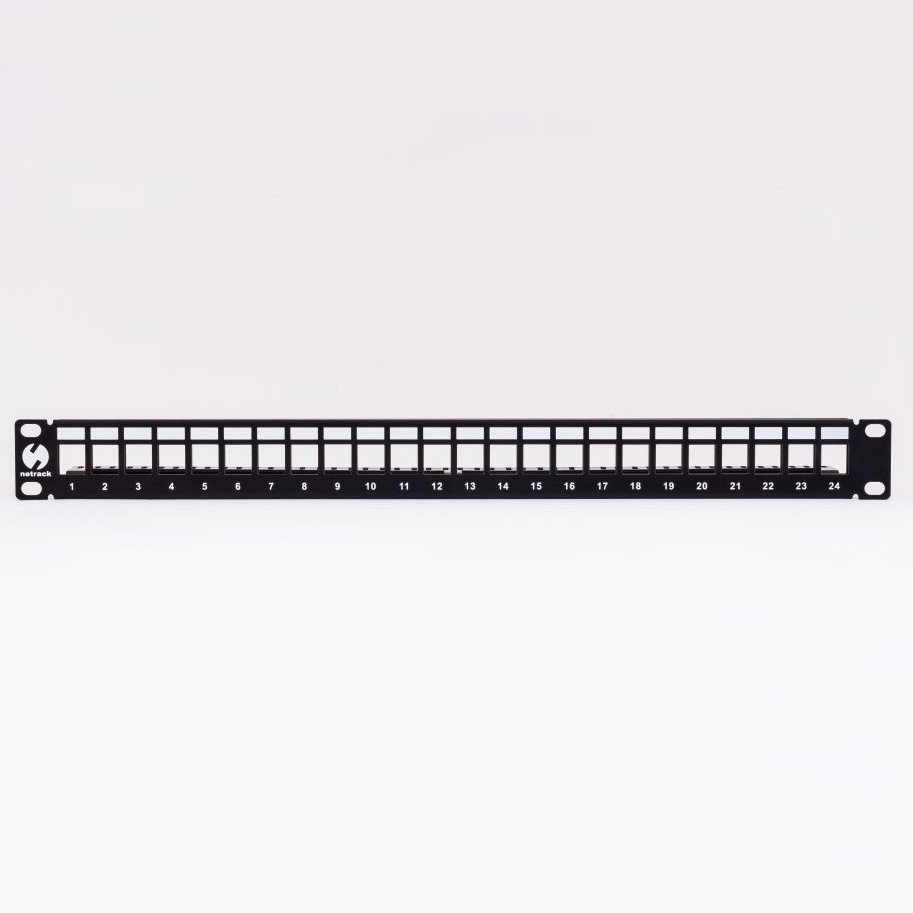 NetRack Patch panel 19" 24x slot Keystone UTP (104-20)