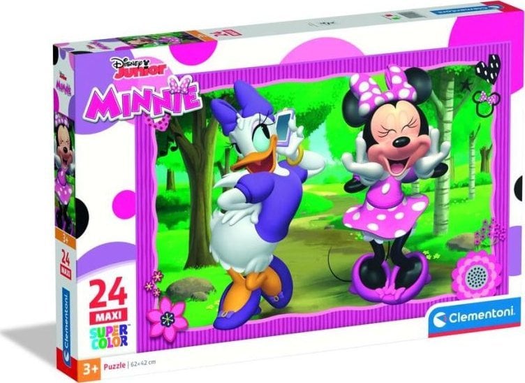 Clementoni Puzzle Maxi SuperColor Minnie 24 elementy (24091)