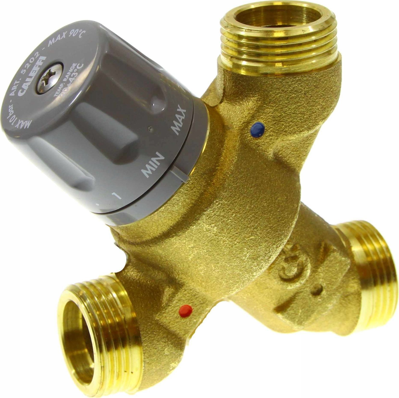 Caleffi Termostatyczny zawór mieszający 3/4” GZ 20÷43°C