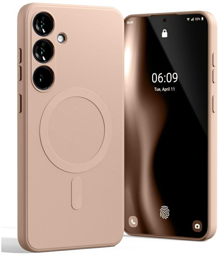 Mercury MagSafe Semi-Silicone Sam S25+ S936 różowo-piaskowy /pink sand