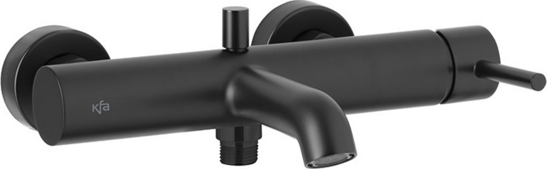 Bateria wannowa KFA BATERIA MOZA WANNOWA ŚCIENNA, POZIOMA, BLACK