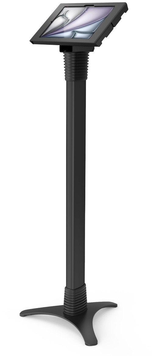 Compulocks iPad Air M2 & M3 11", Apex Enclosure Portable Floor Stand - Black - Gehause - tragbar - fur Tablett - verriegelbar - hochwertiges Aluminium