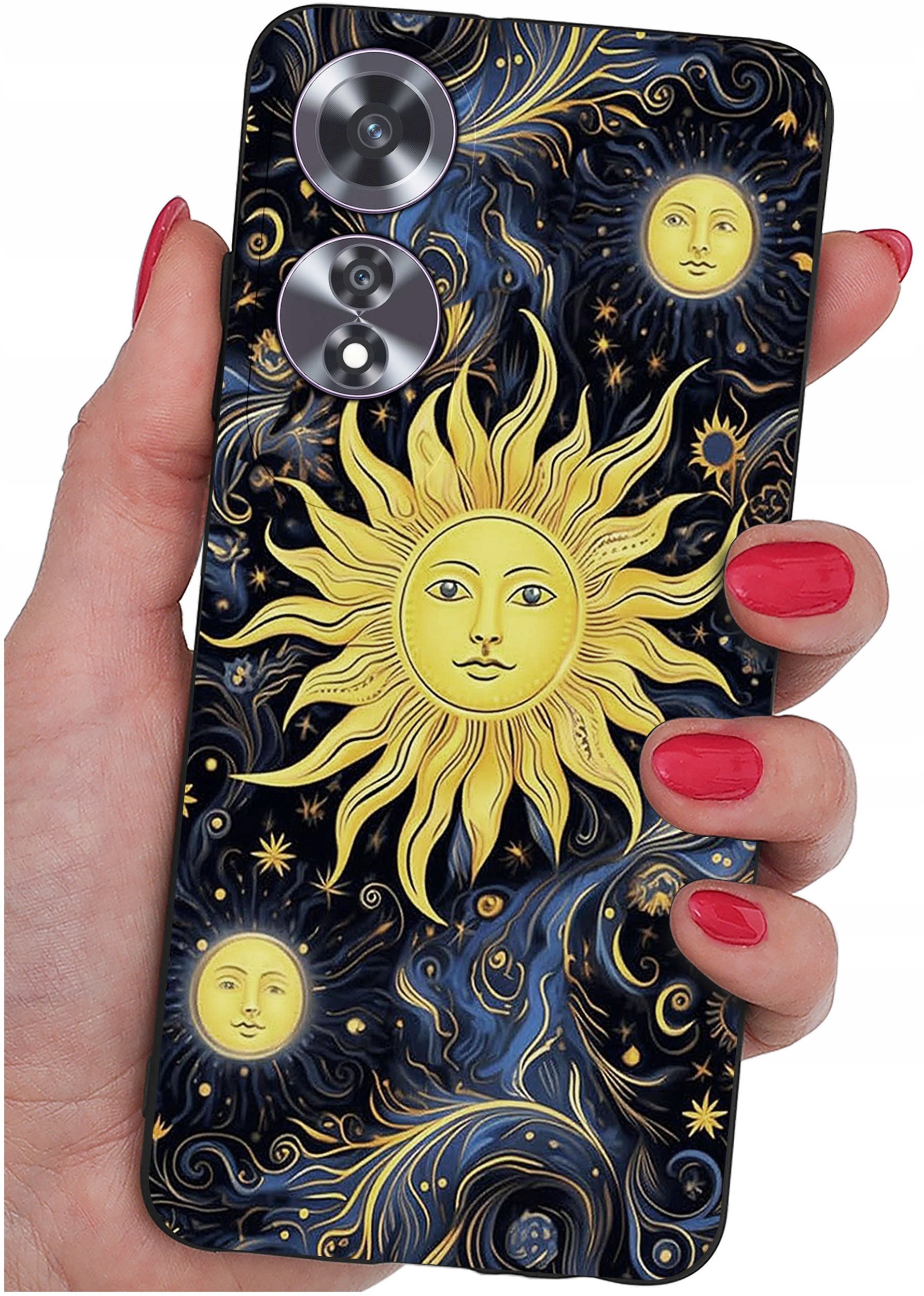 Etui do Oppo A60 4G WZORY |SILIKONOWE MATT CASE + SZKŁO 9H