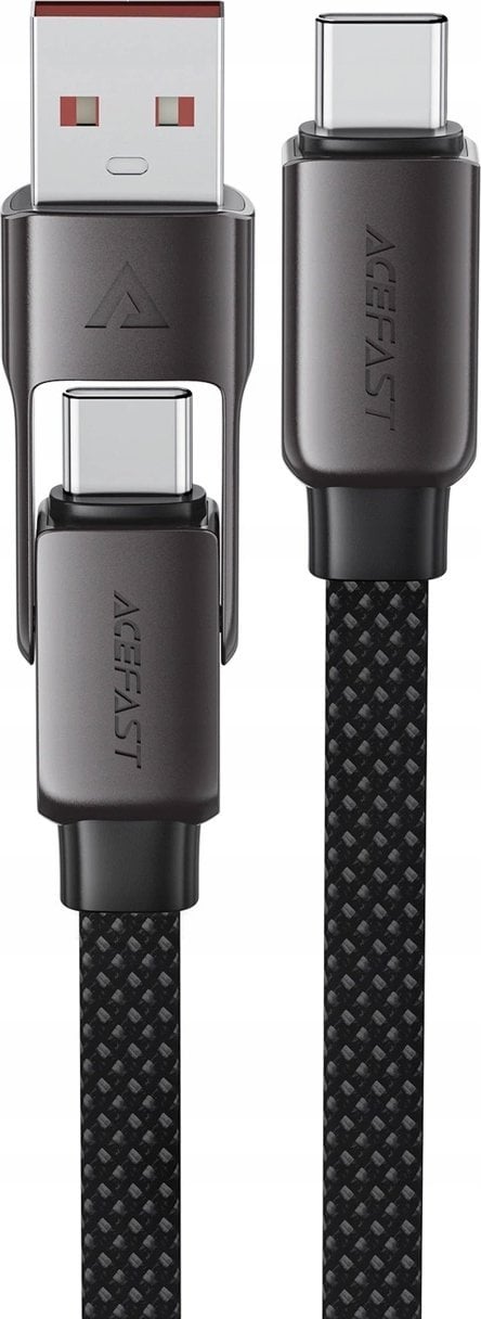 Kabel USB Acefast USB-C - USB-C 0.2 m Wielokolorowy (6974316283539)